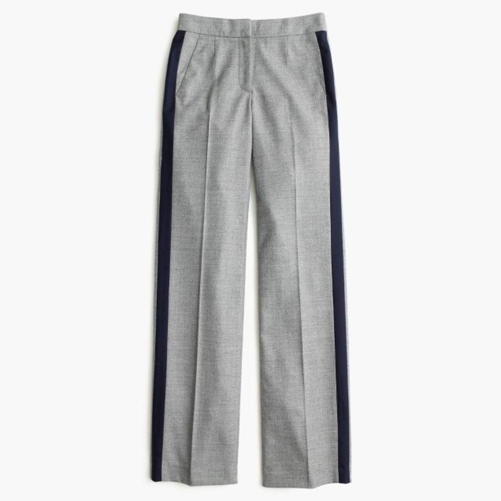 NWT J.Crew Collection Tuxedo Pant Italian Wool - Picture 4 of 16